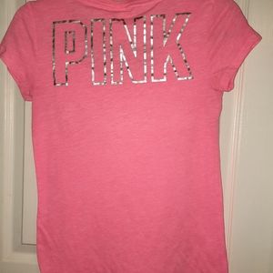 2 Victoria’s Secret PINK t-shirt bundle size small